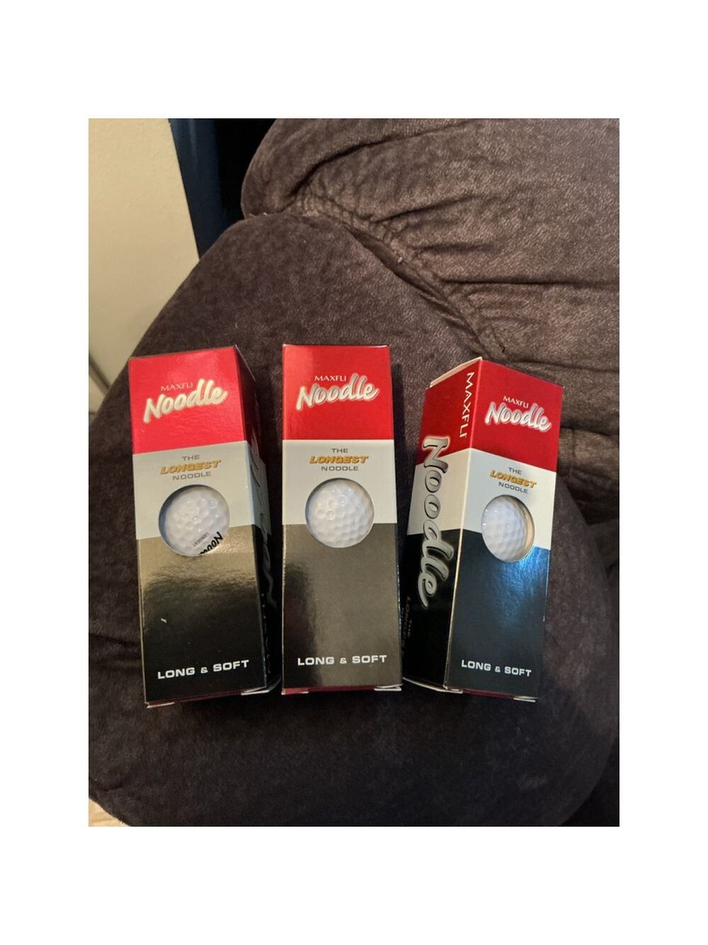 Maxfli Noodle Long & Soft Golf Balls 3 Sleeves (9 Total) New